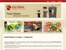 Tablet Screenshot of foodwastecrusher.com